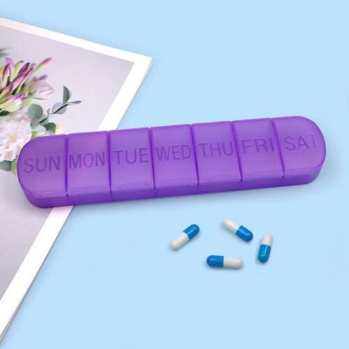 7 Days Weekly Pillbox Tablet Holder Medicine Storage Case Dr