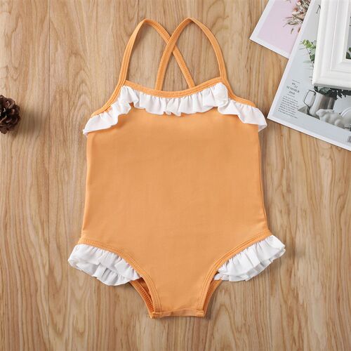 1-6T Kids Baby Girl One-Piece Bikini Set Swimsuit Swimwear B