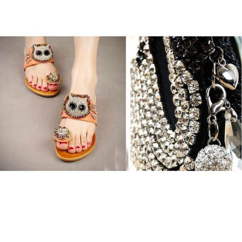 1Yard 10Yards/Roll SS6-SS18 Shiny Crystal Rhinestone Chain S