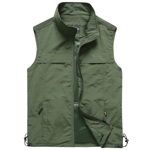 Reflective Emergency Management Vest Multi-pocket Advertisin