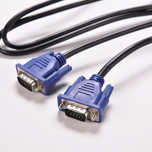 1PC Blue 1.5M 5FT 15 PIN VGA HDB15 SUPER VGA SVGA M/M Male