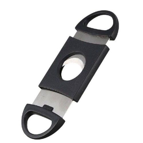 LUDA 20X Oval-Shaped Cigar Cutter, Double Cut Blade