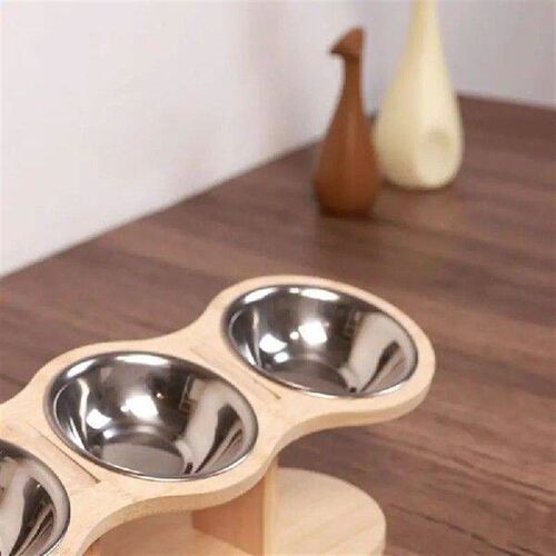 Cat Bowls Set Of 3 Protective Cat Feeder Bowl Elevated