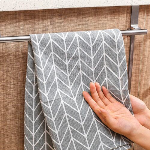 Towel Rack Over Door Towel Bar Hanging Holder Stainless Stee