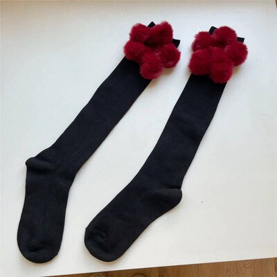 Women Autumn Personality Knee High Socks Japanese Preppy Sty