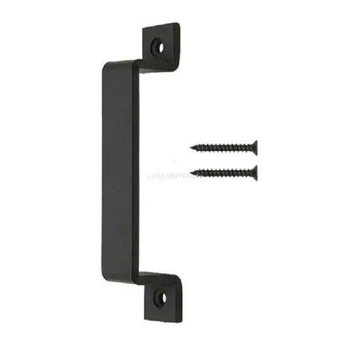 2/4Pcs Black Barn Door Handle Wardrobe Cabinet Door Pulls