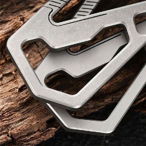 YD61 Portable Waist Hanging Keychain Buckles Titaniums Key