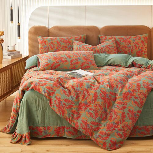 Cotton Double-layer Gauze Four-piece Set Of Four Pairs For N