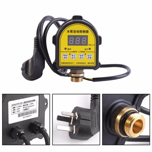 Automatic LCD Digital Water Pump Pressure Control Switch IP6