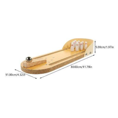 Anti-Alzheimers Game Desktop Bowling Table Kids Mini Abs