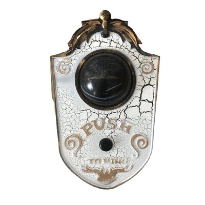 Halloween glow sounds scary sounds one-eyed spider doorbell