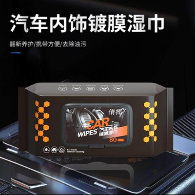 Car Interior Cleaning and Coating Wipes, Special for Leather