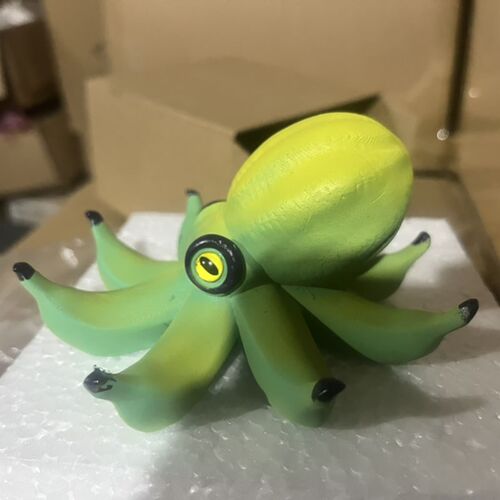 跨境新款 (OCTOPUS BANANA)香蕉章鱼创意居家树脂摆饰田园风装饰