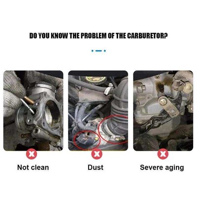 450ML Carburetor Cleaner Car Throttle Cleaning Oil Pollution