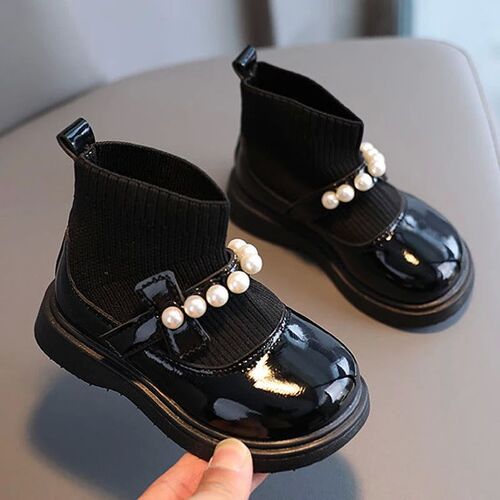 Fashion Kids Casual Shoes Soft Bottom Princess Short Boots G