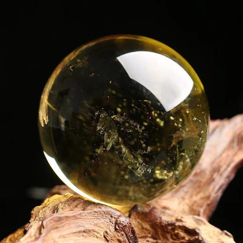 黄水晶球天然原石手工打磨摆件客厅卧室厨房火烧天门送礼黄水晶球,家居饰品,装饰摆件,淘宝优惠券,粉丝福利购,淘宝优惠卷