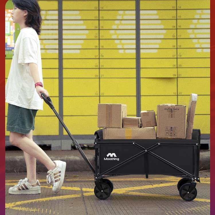家用取快递小推车买菜车搬运购物户外儿童野营露营拖车折叠工具车