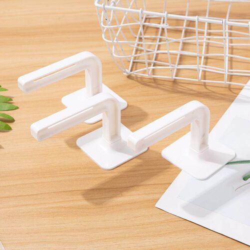 L-shaped No-Drill Hooks, Strong Adhesive Wall-Mounted Hanger