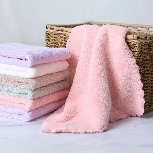 4pcs Superfine fiber Cartoon melange child towel Hand Towel