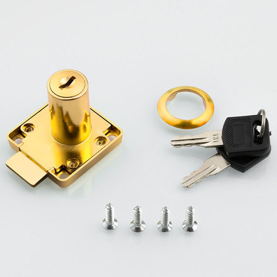 办公桌抽屉防盗锁办公室加长锁芯家用衣柜锁柜门文件柜吧台抽屉锁