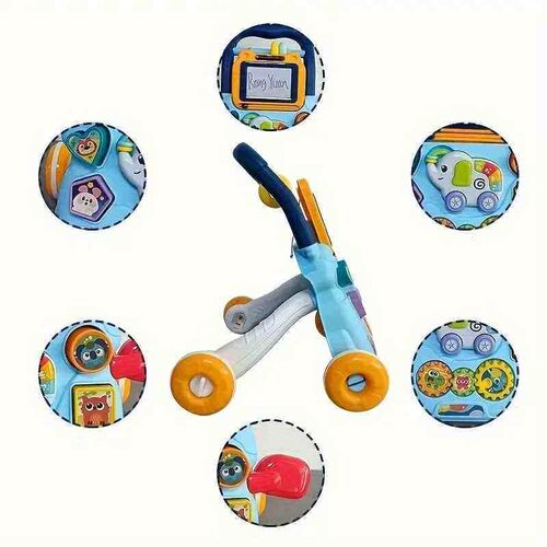 Baby Walker Trolley with Activity Toys and Musical Sounds, E