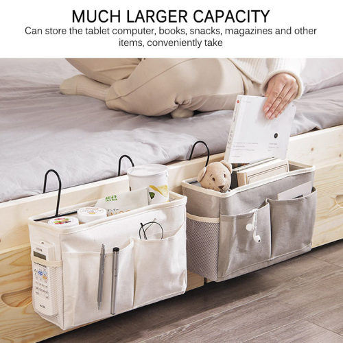 Baby Bed Side Pouch Nappy Holder Crib Storage Organizer Beds
