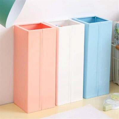 Cute Foldable Pen Organizer Desktop Organizer Stand Case