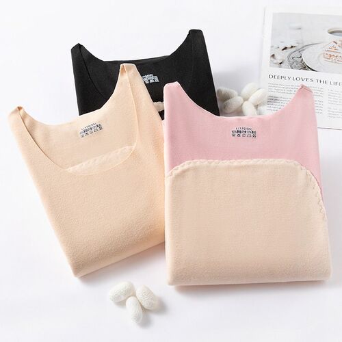 Womens Patch Markless Warm Vest For Womens Moral Double-si