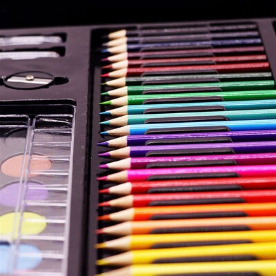 168PCS Art Artist Painting Set for Kids Students Christmas B