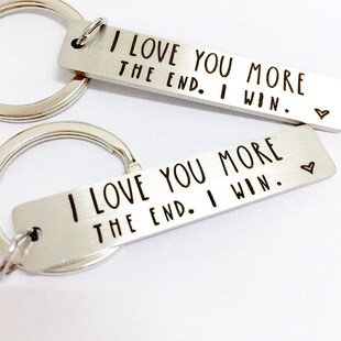 You Love Win More.The Stainless END Key Lett Chain Steel