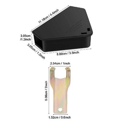3PCS Outdoor Mice Rodent Box Triangular Shape Put it in the