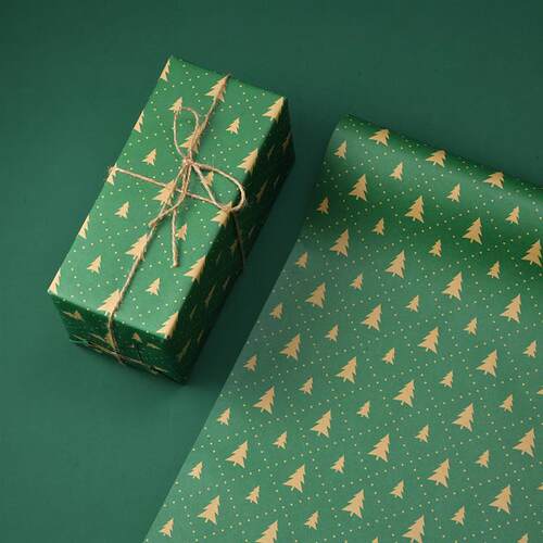 10 Roll Christmas Gift Wrapping Paper Xmas Tree Snowflake