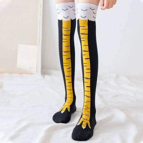 Men Women Funny 3D Chicken Sock Print Cartoon Copl High flex