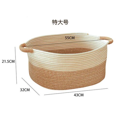 Rope Woven Baskets for Organizing Storage Basket Basket Port