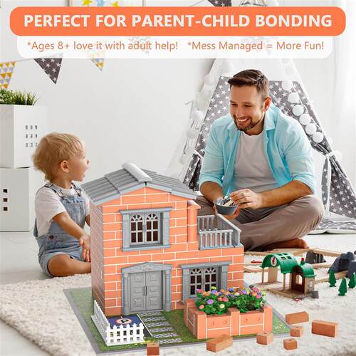 Mini House Building Kit bricks house Block Toys Construction