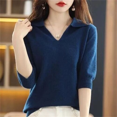2023 New Women Knitted Sweaters Autumn Winter Warm Clothing