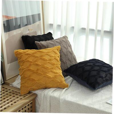 Nordic sofa pillow cushion cover corduroy striped pillowcase