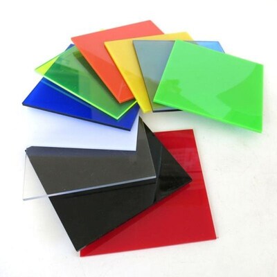 Black Acrylic Sheet Plate Plastic Panel 8*8cm Perspex Sheet