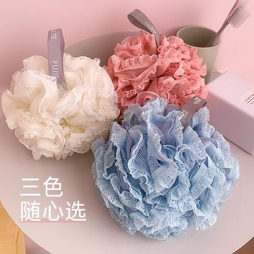 Large Bath Sponge, Durable Shower Flower Ball for Home Use,