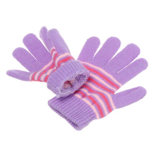 1Pair Winter Knitted Childrens GlovesWarm Soft Rabbit Wool