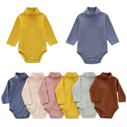 2023New Colors Autumn Winter Baby Girls Bodysuit Newborn Boy