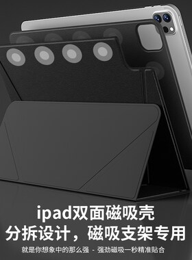 ipd磁吸支架专用壳202新款iPdir保护磁吸拆分壳面夹支架轻薄分体