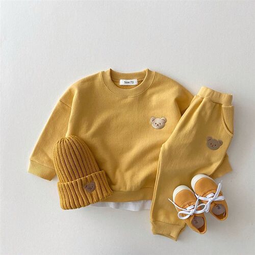 Fashion Toddler Baby Boys Girl Fall Clothes Sets Baby Girl C