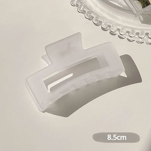 Hair Claw Clip for Women Girl Plastic Transparent Large Hair