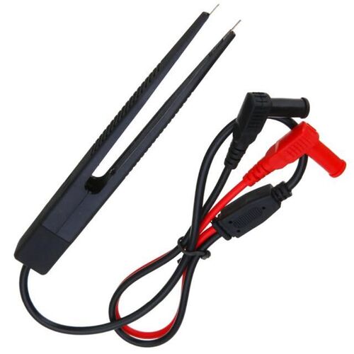 1pc Antislip SMD Test Tweezers Meter Clip Probes 15x1.8x1.5c