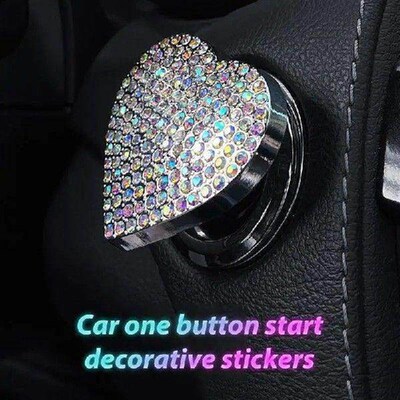 Engine Start Stop Button Decal Rhinestone Engine Start Stop