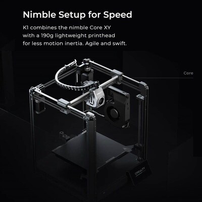 Creality 3D Printer K1C Printer 3D Printer 600mm/s High Spee