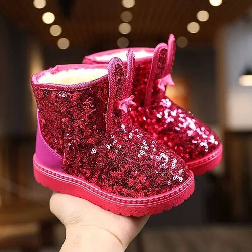 New Winter Childrens Girls Snow Boots Cute Baby Girls Boots