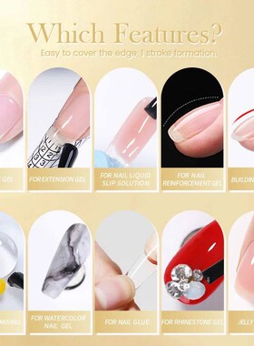 BORN PRETTY 250g 10 IN 1 Glue Gel Nail Polish Keep Nail C Ar
