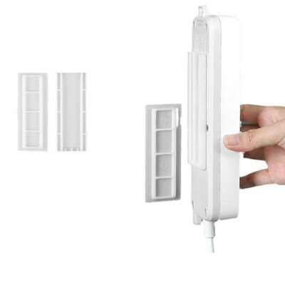 Wall-mounted power strip holder, no drilling required, adhes